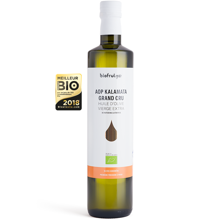 Bouteille d'huile d'olive de Kalamata